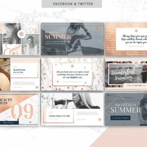 Paquete de 10 Diseños de Posts para Facebook